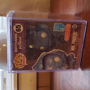 Nib Pop art series Mr Freeze ...Batman & Robin #65 in plastic collector case